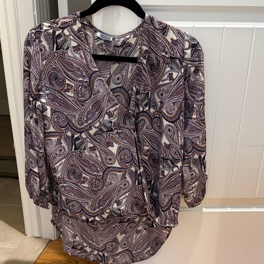 Abbeline Multicolor Paisley Blouse